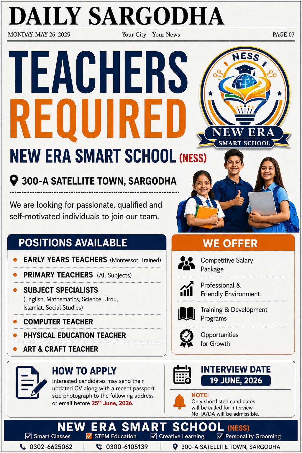 School Advertisement